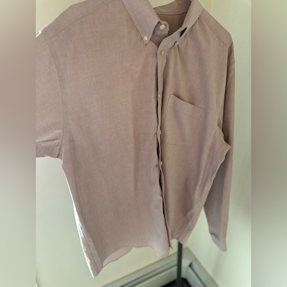 Eddie Bauer light Pink Casual Button Down Shirt - Picture 3 of 9